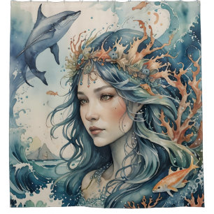 Sea Spirit Shower Curtain
