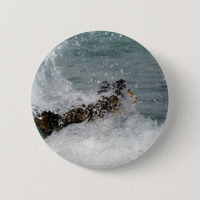 Sea Spray 6 Cm Round Badge (Front)