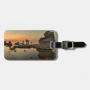 Sea Stacks Gotland Sweden stylised Luggage Tag