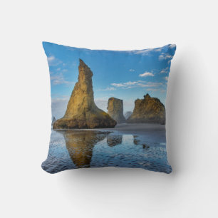 Sea Stacks on Bandon Beach in Bandon, Oregon 3 Cushion