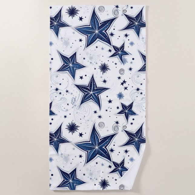 Sea Star Beach Towel (Front)