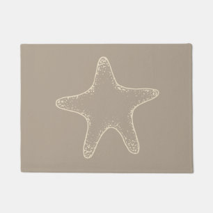 Sea Starfish Beach Doormat Welcome Mat Rug Gift