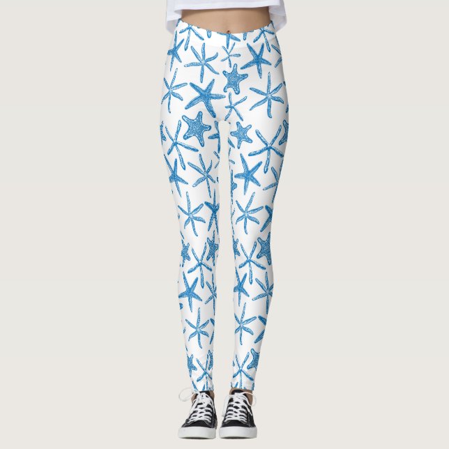 Sea stars in blue leggings (Front)