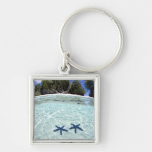 Sea stars, Rock Islands, Palau 2 Key Ring