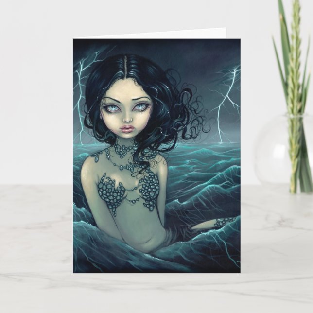 "Sea Storm" Greeting Card (Front)