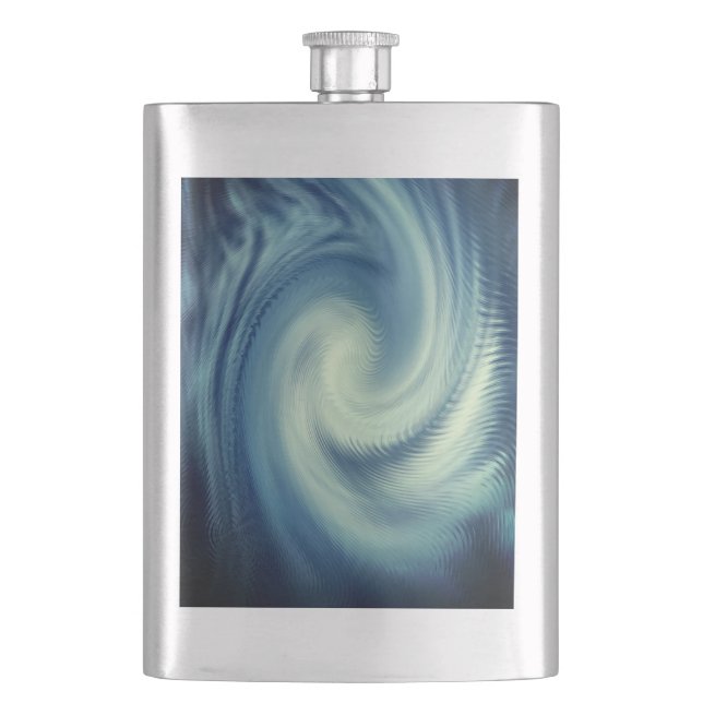 Sea Storm  Hip Flask (Front)