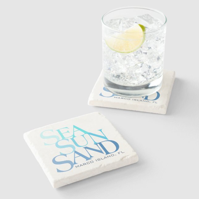 Sea Sun Sand coaster (Side)