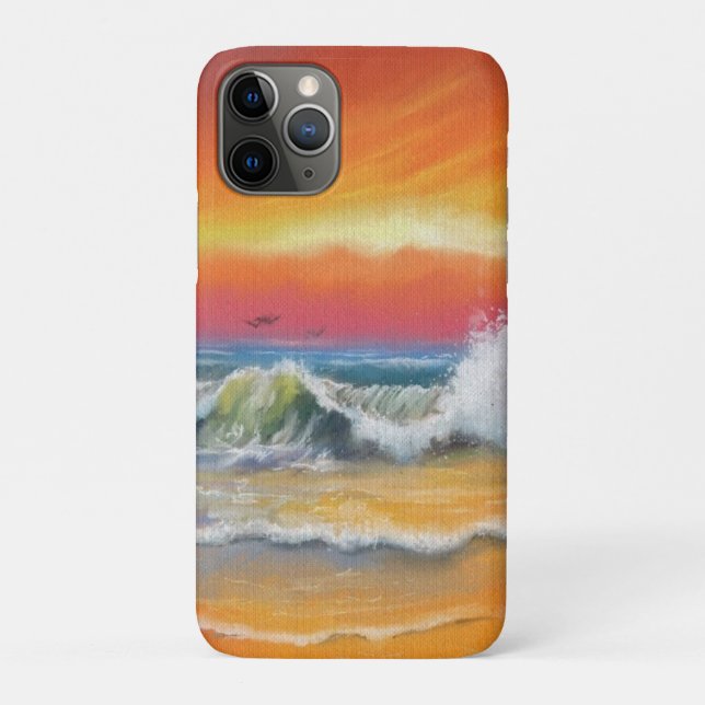 Sea Sunset iPhone Case Abstract (Back)