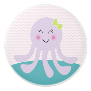 Sea Sweeties Octopus Nursery Drawer Pull Knob