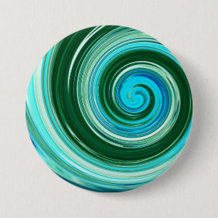 Sea Swirl Custom Buttons to Personalize