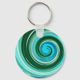 Sea Swirl Custom Keychains to Personalise!