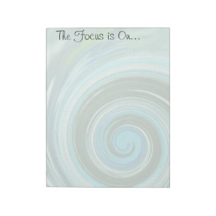 Sea Swirl Tear Off Custom NotePads ~ 2 sizes