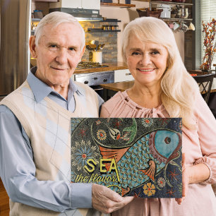 Sea The Flavour Mosaic Fish Cutting Board