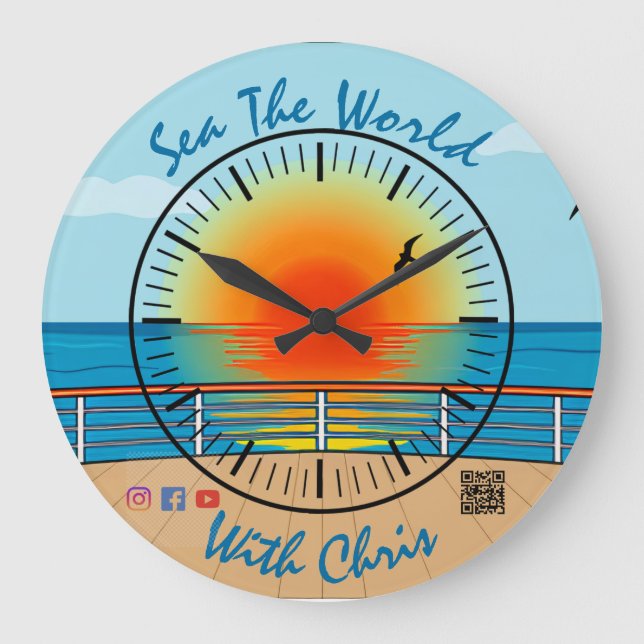 Sea The World Clock (Front)