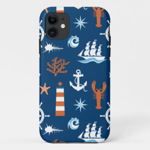 Sea Theme Pattern 1 Case-Mate iPhone Case