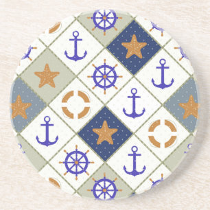 Sea Theme Pattern 2 Coaster