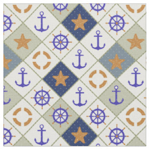 Sea Theme Pattern 2 Fabric