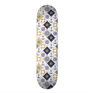 Sea Theme Pattern 2 Skateboard