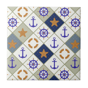 Sea Theme Pattern 2 Tile