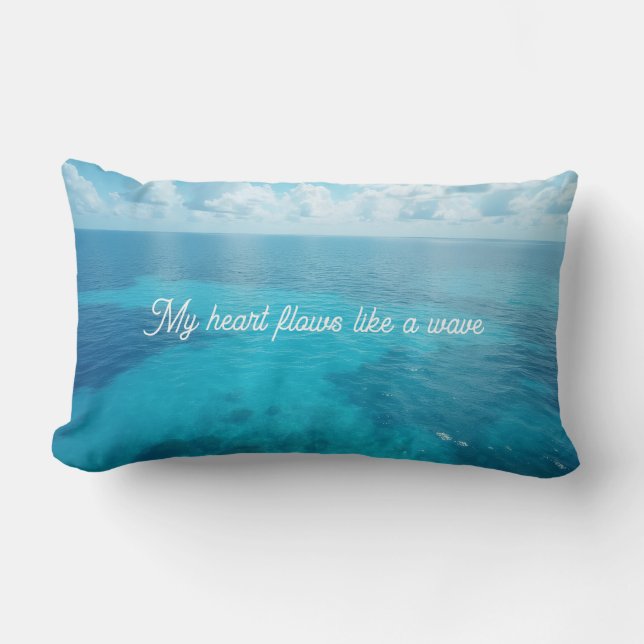 Sea Throw Pillow (Front)