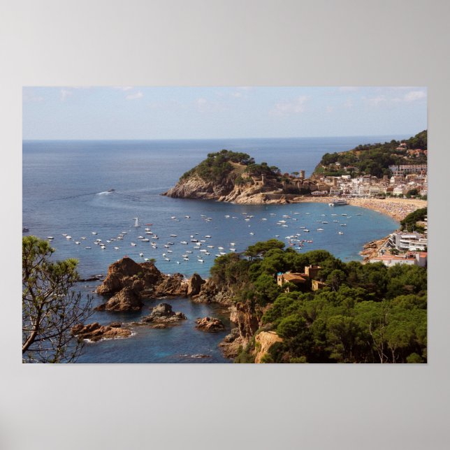 SEA TOSSA. Town located in the Costa Brava. Poster (Front)