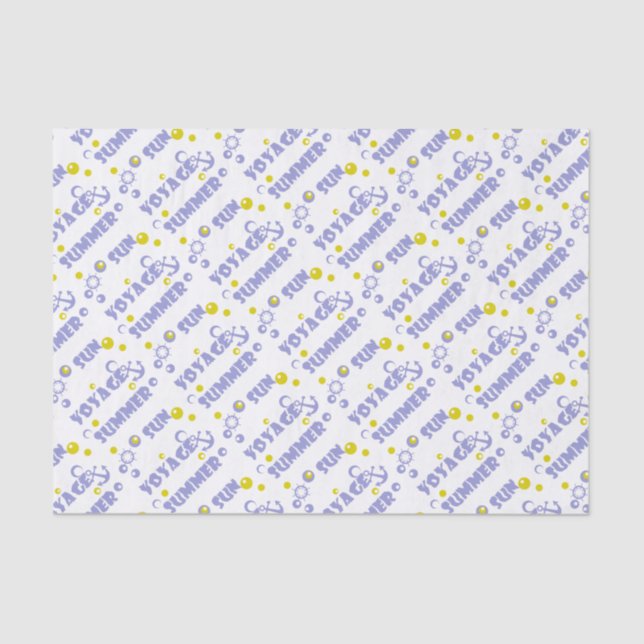 Sea, travel , summer , sun tissue paper (Front)