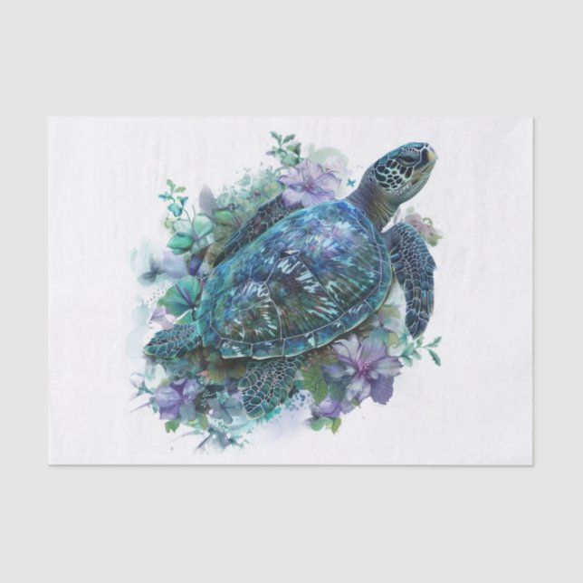 Sea Turtle10 Tissue Paper (Front)