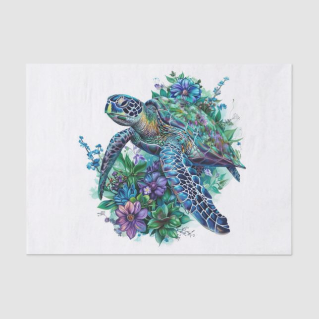 Sea Turtle8 Tissue Paper (Front)