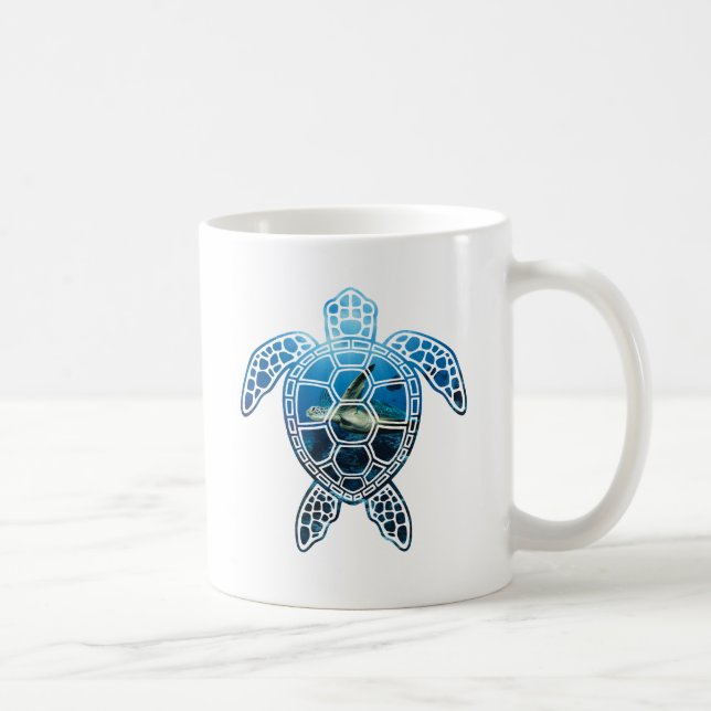 sea turtle-2 coffee mug (Right)
