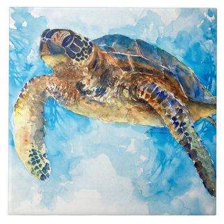 Sea Turtle 33 Tile