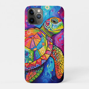 Sea Turtle Abstract Earth Day Ocean Beach Nature Case-Mate iPhone Case