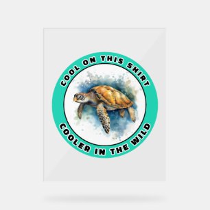 Sea Turtle      Acrylic Sign
