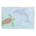 Sea Turtle and Dolphin