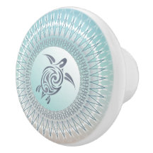 Sea Turtle And Mandala  Nautical