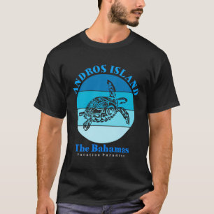 Sea Turtle Andros Island Bahamas Ocean T-Shirt