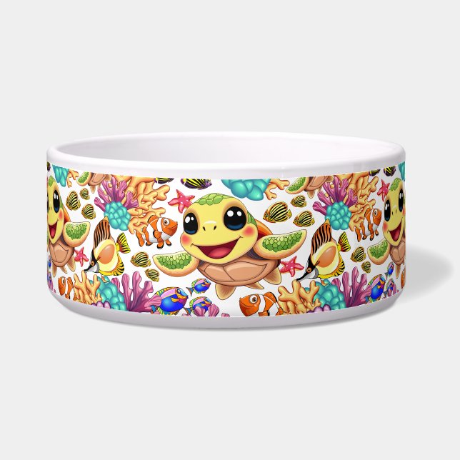 Sea Turtle Baby Happy and Cute Character (Front)