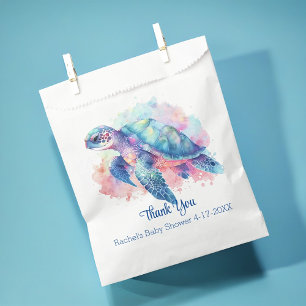 Sea Turtle Baby Shower Favour Bags