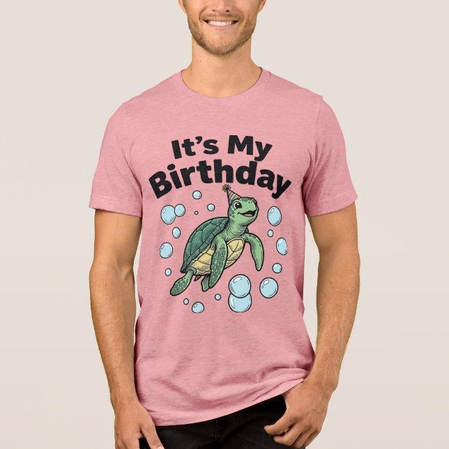Sea Turtle Birthday Shirt Design_1 (Front)