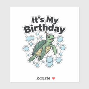 Sea Turtle Birthday Shirt Design_1