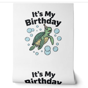 Sea Turtle Birthday Shirt Design_1 Wallpaper