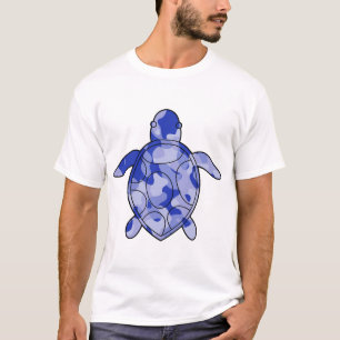 Sea Turtle blue camo T-Shirt