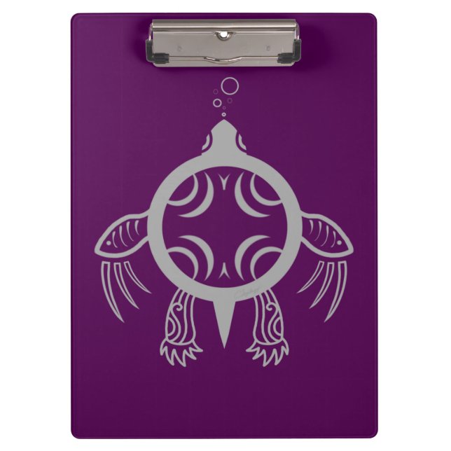 Sea Turtle Bubbles Clipboard (Front)
