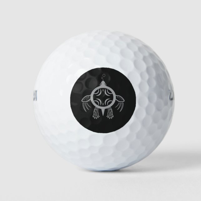 Sea Turtle Bubbles Golf Balls (Front)