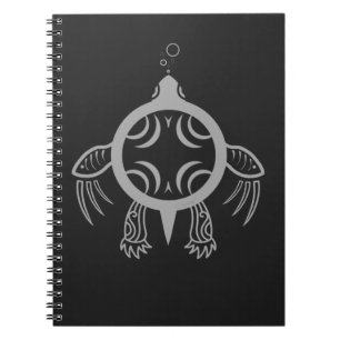 Sea Turtle Bubbles Spiral Notebook