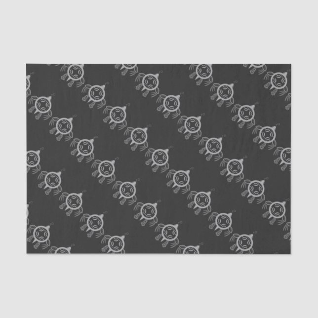 Sea Turtle Bubbles Tissue Paper (Front)