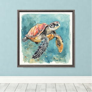 Sea Turtle Canvas Print
