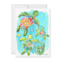 Sea Turtle Card