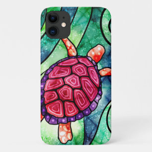 Sea Turtle Colourful Bright Tropical Case-Mate iPhone Case