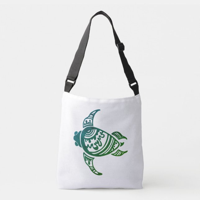 Sea turtle cross body bag (Front)