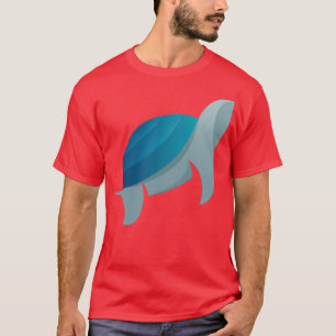 Sea turtle cute adorable ocean creature tropical a T-Shirt